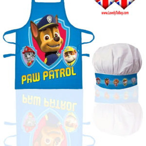 Children Apron Set,Paw Patrol Chef Cooking Baking Apron Set